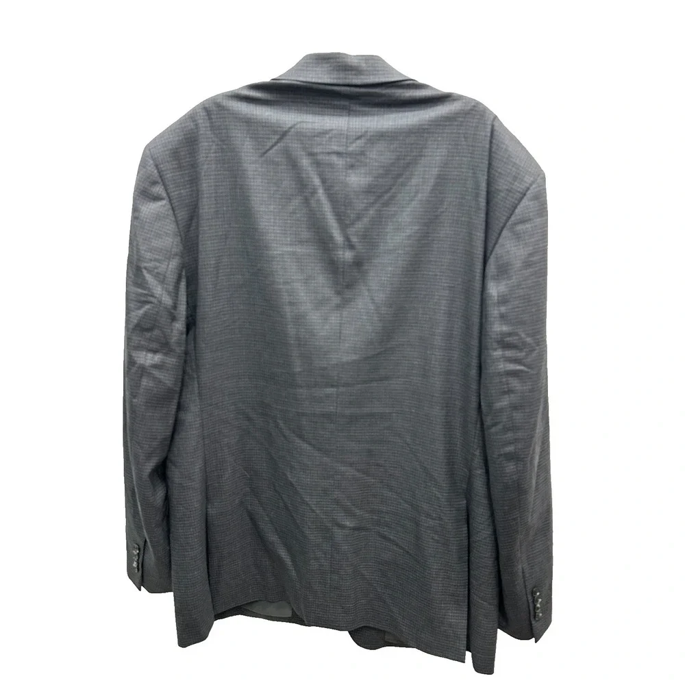 Jos A Bank Traveler‎ Men's 48 Long Gray Wool Stretch Two Button Blazer Jacket